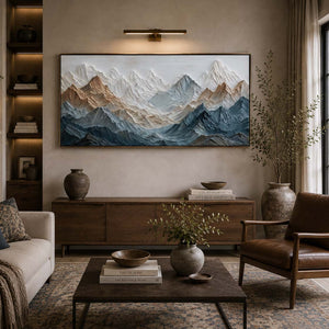 Ridge Echo | Multi‑Tone Abstract Wall Piece