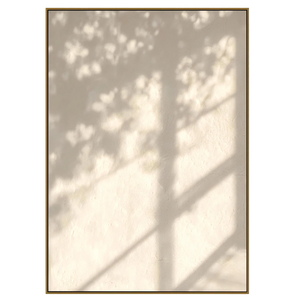 Minimalist Light Art | Gentle Foliage Sun Shadow