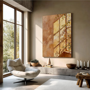 Textured Window Art | Autumn Light