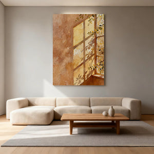 Textured Window Art | Autumn Light