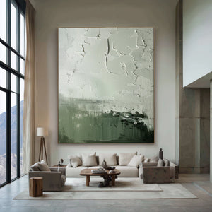 Abstract Textured Art | Verdant Silence