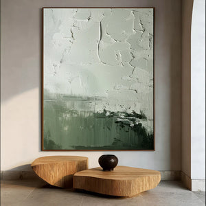 Abstract Textured Art | Verdant Silence