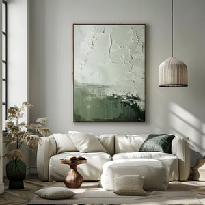 Abstract Textured Art | Verdant Silence