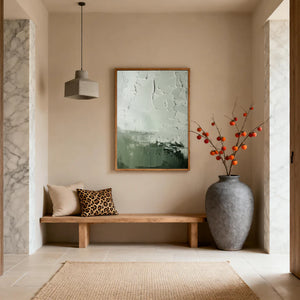 Abstract Textured Art | Verdant Silence