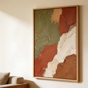 Textured Abstract Art | Earthen Layers