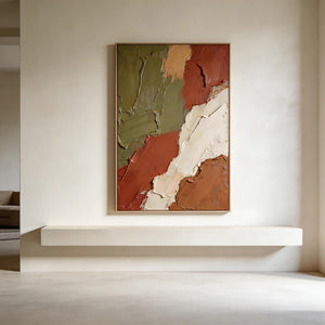 Textured Abstract Art | Earthen Layers