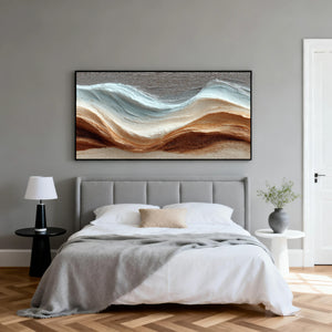3D Textured Abstract Art | Desert Tide