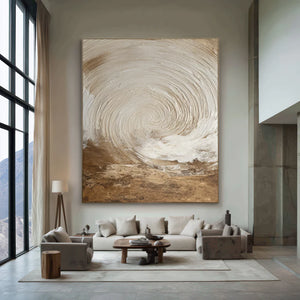Wabi-Sabi Textured Art | Earthen Tide