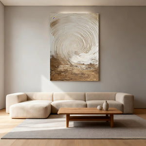 Wabi-Sabi Textured Art | Earthen Tide